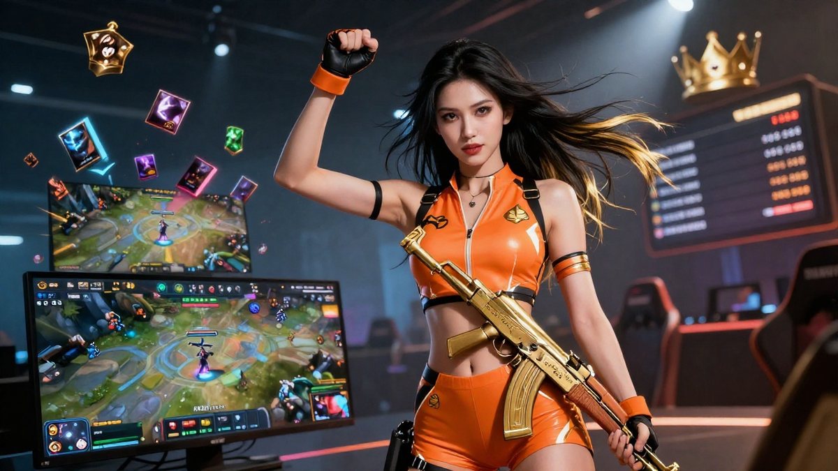 Иллюстрация CS2, кейсы и скины — вариант 13