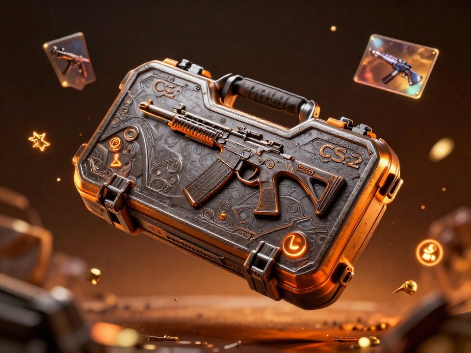 Иллюстрация CS2, кейсы и скины — вариант 15